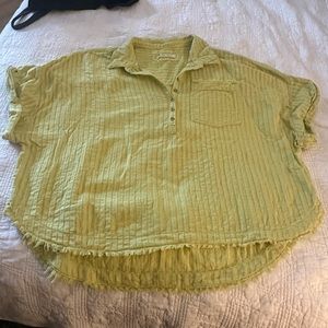 We the free oversized popover top M